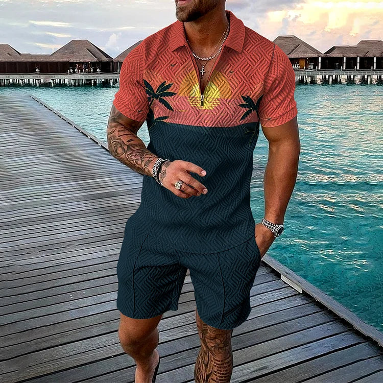 Camisola pólo e calções Cabana Co-Ord