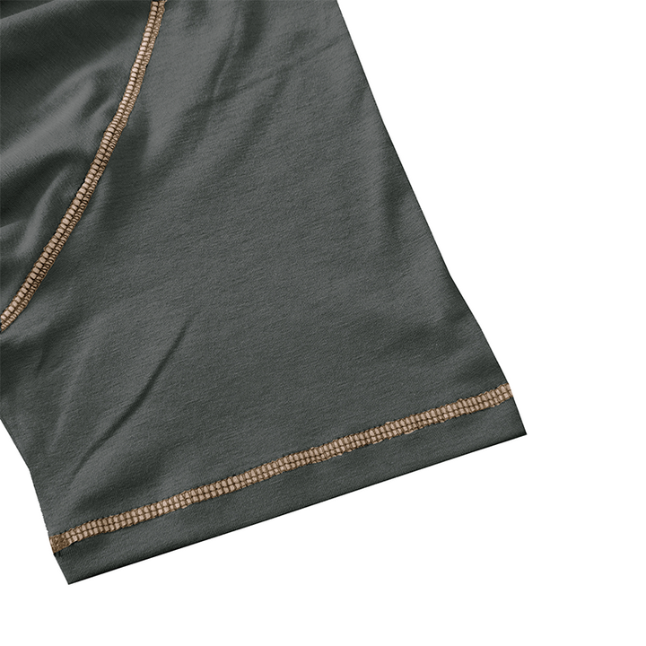 Camisa de algodão macio com mangas curtas