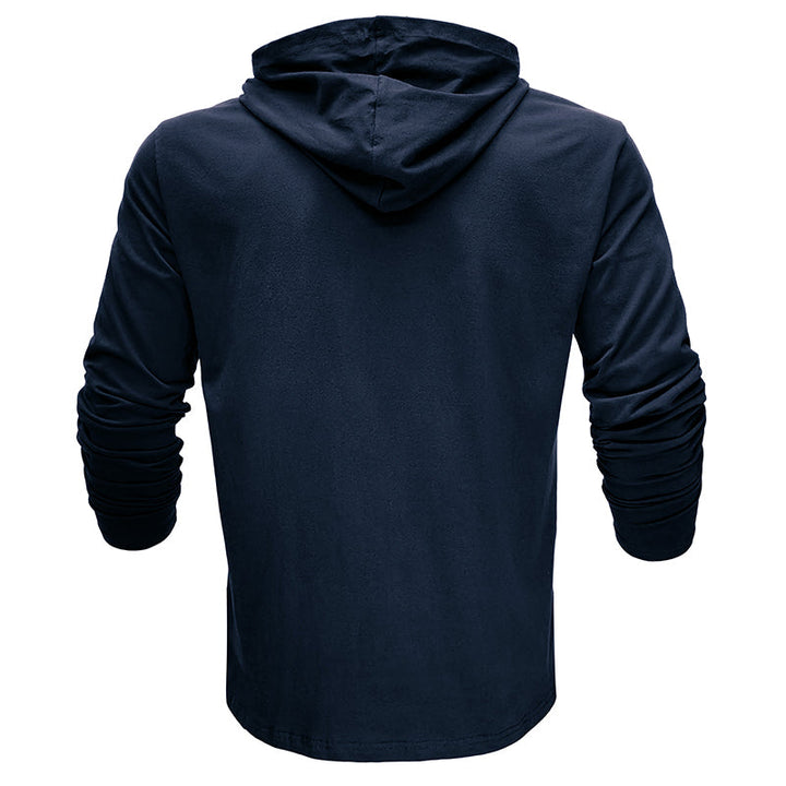 Camisa de algodão com capuz