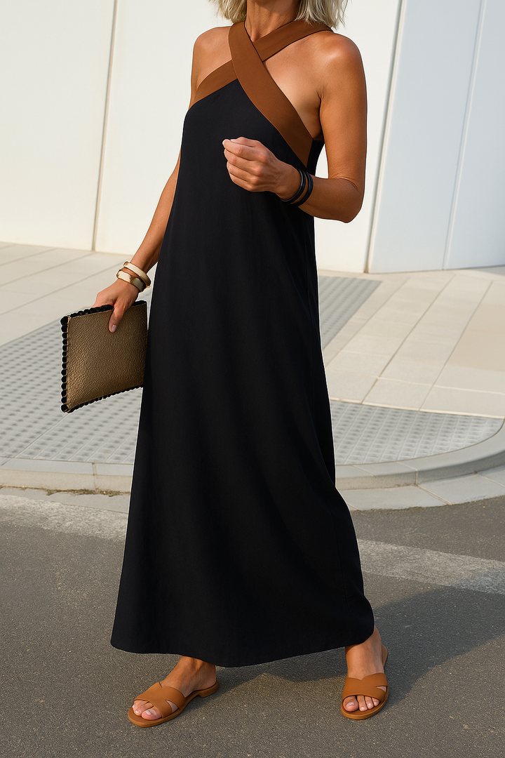 Thea - Vestido Elegante com Decote Transpassado