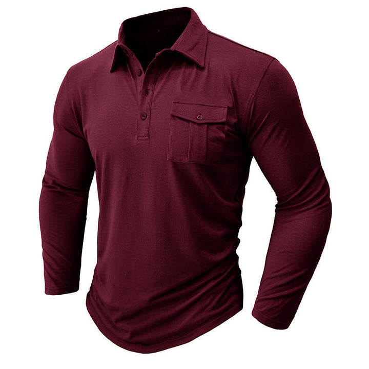 Jeff - Camisa casual com bolsos