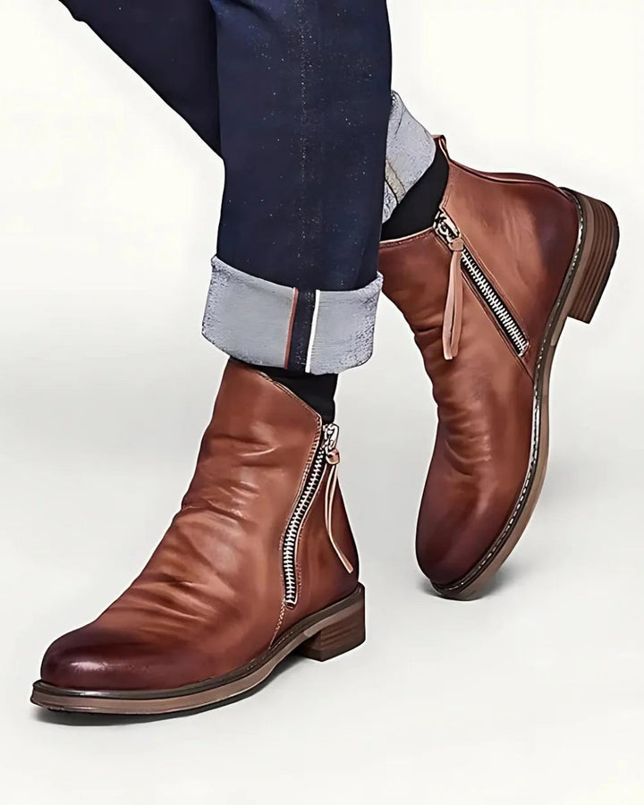 Gabriel - Botas de couro para homens