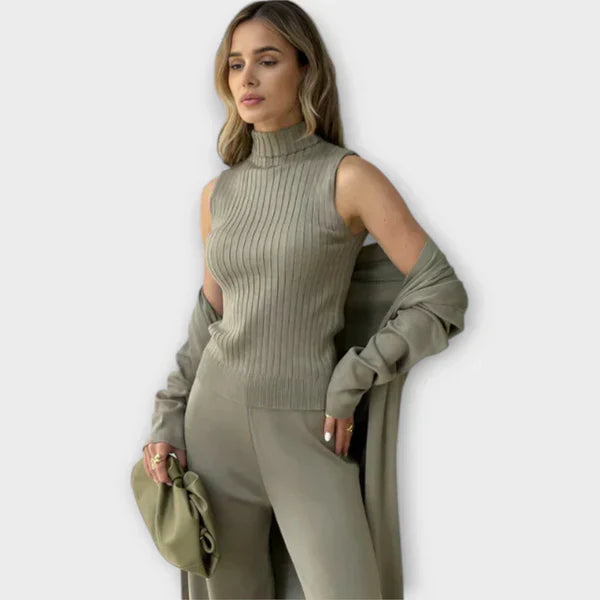 Sandra - Conjunto elegante de 3 peças
