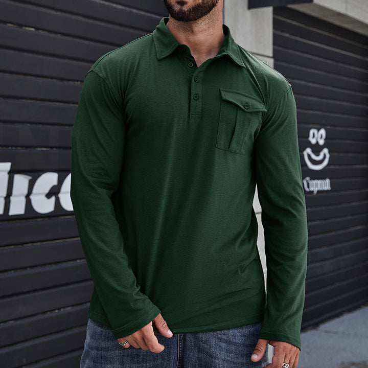 Jeff - Camisa casual com bolsos