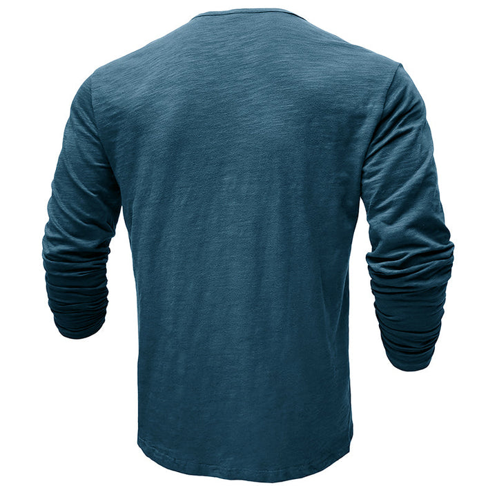 Henley - Camisa de manga comprida