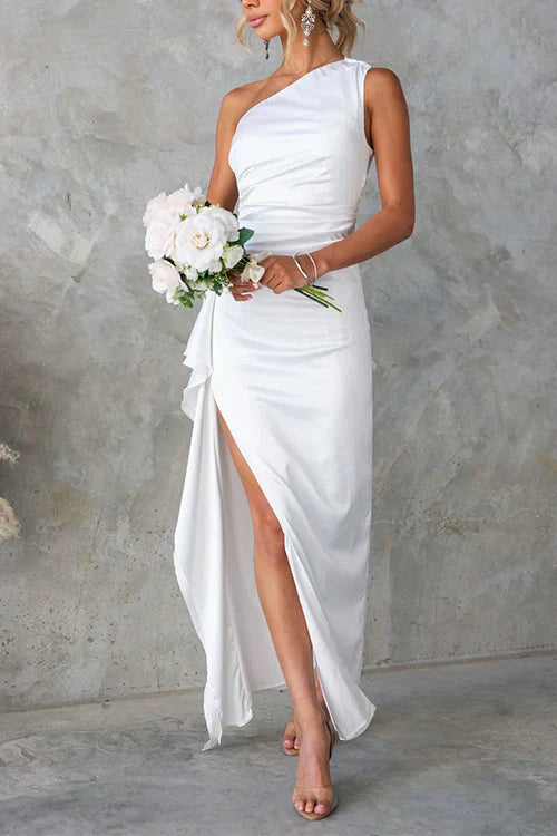 Leah - Vestido Comprido Elegante