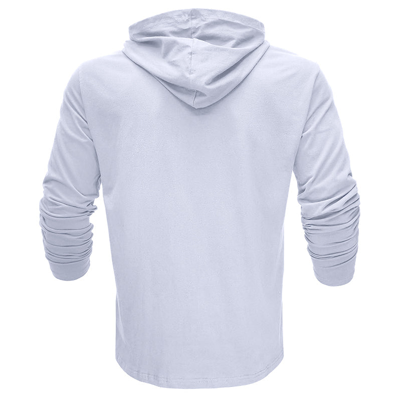 Camisa de algodão com capuz