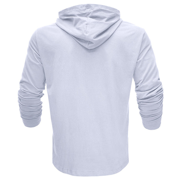 Camisa de algodão com capuz
