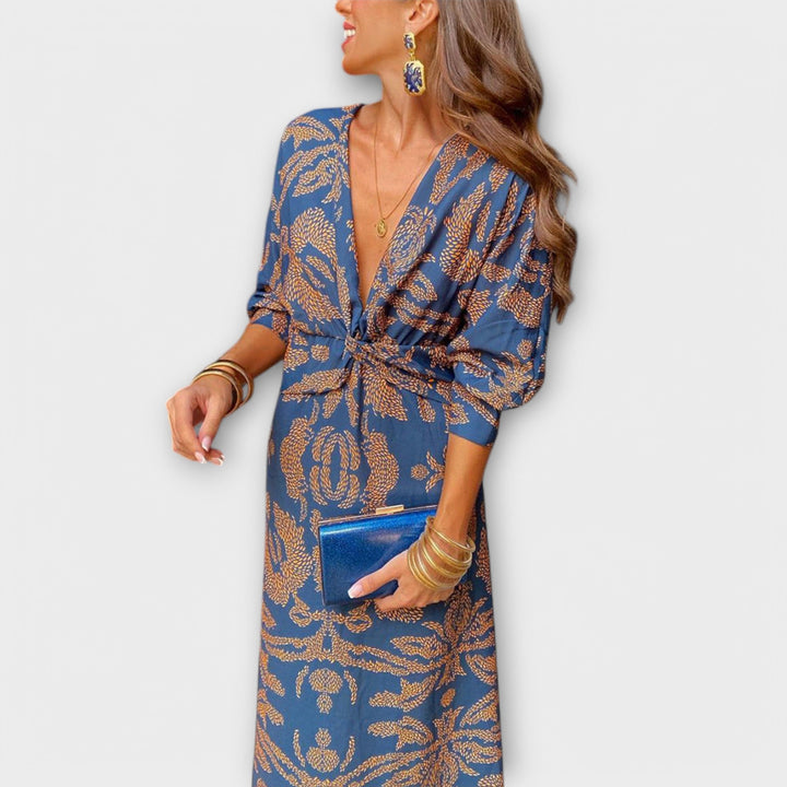 Oriana - Vestido elegante com mangas compridas