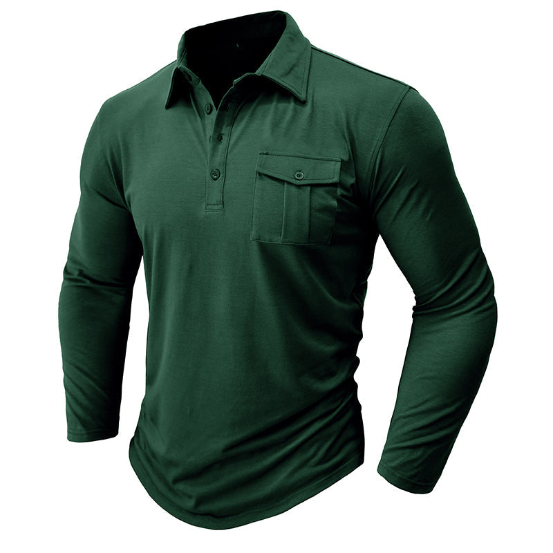 Jeff - Camisa casual com bolsos