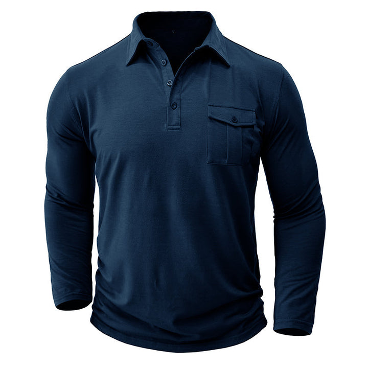 Jeff - Camisa casual com bolsos