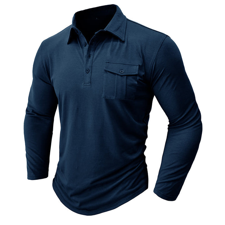 Jeff - Camisa casual com bolsos