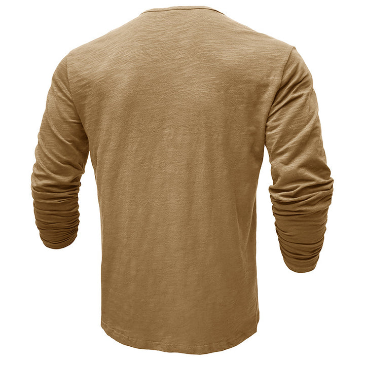 Henley - Camisa de manga comprida