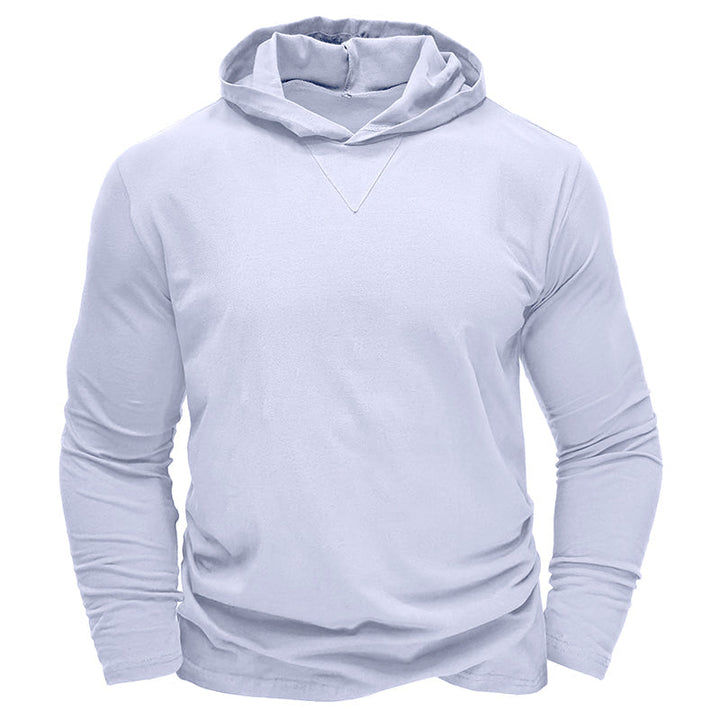 Camisa de algodão com capuz