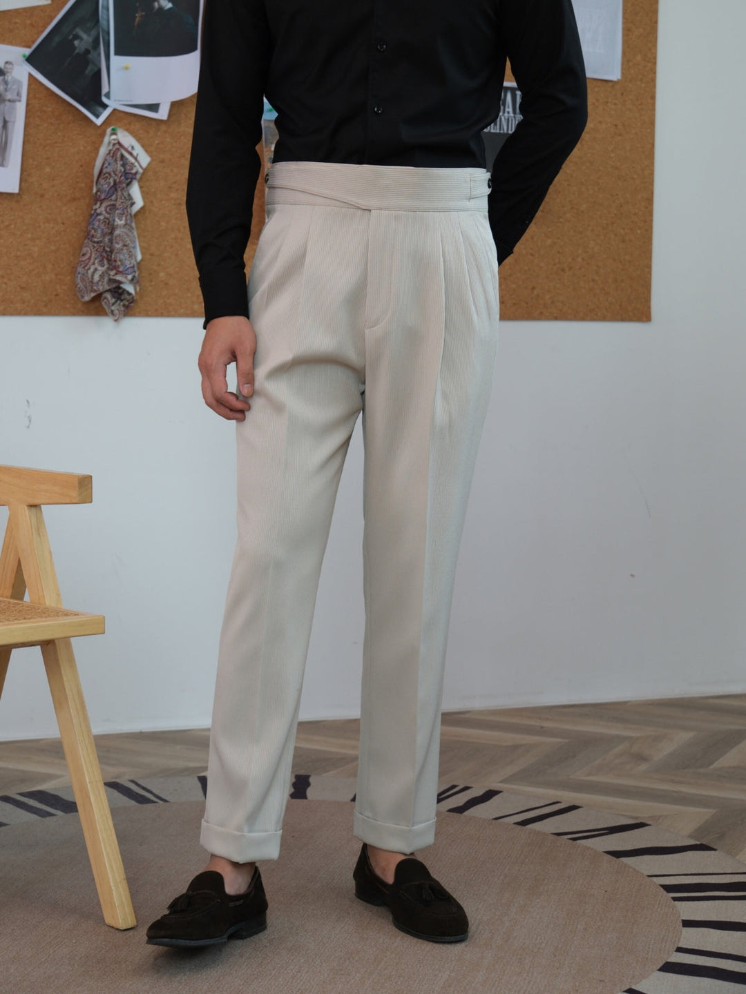 Dean - Calça gurhka vintage manchester