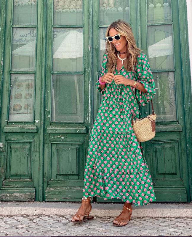 Susie - Vestido longo boémio