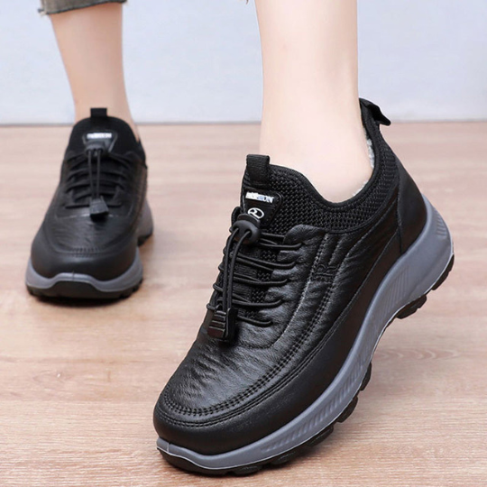 Mira Soft - Sapatos de Couro Grosso Antiderrapante e Impermeável