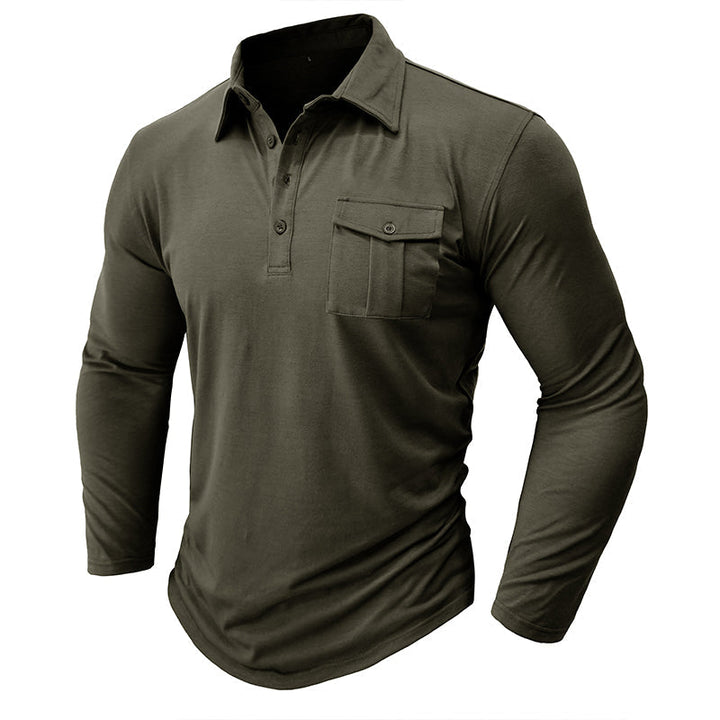 Jeff - Camisa casual com bolsos