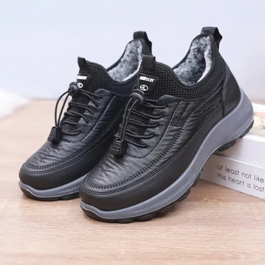 Mira Soft - Sapatos de Couro Grosso Antiderrapante e Impermeável