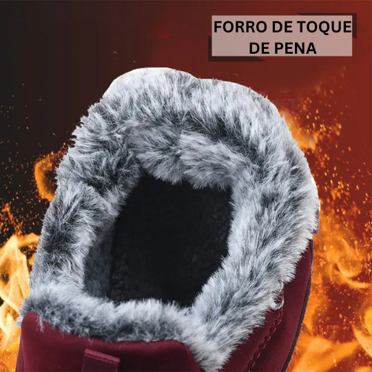 Mira Soft - Sapatos de Couro Grosso Antiderrapante e Impermeável