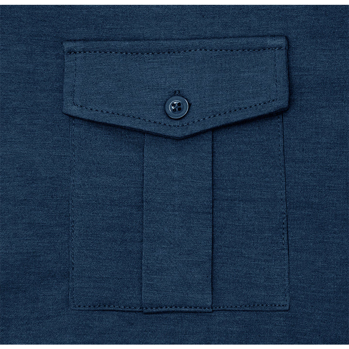 Jeff - Camisa casual com bolsos