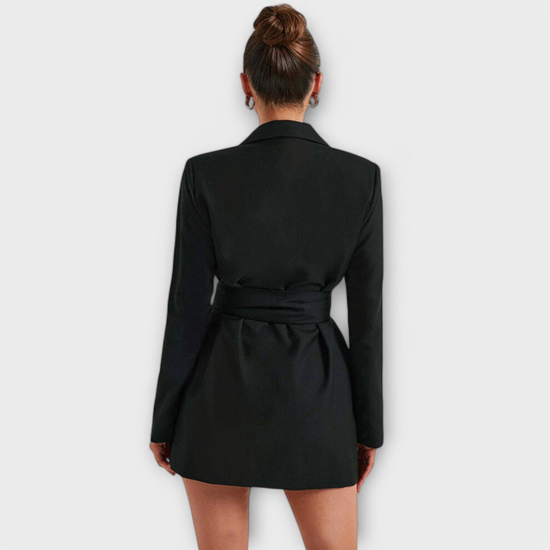 Zélia - Vestido Blazer com Decote em V