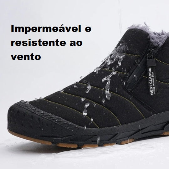 Jalo Pro - Botas de neve antiderrapantes e impermeáveis com forro em pele sintética