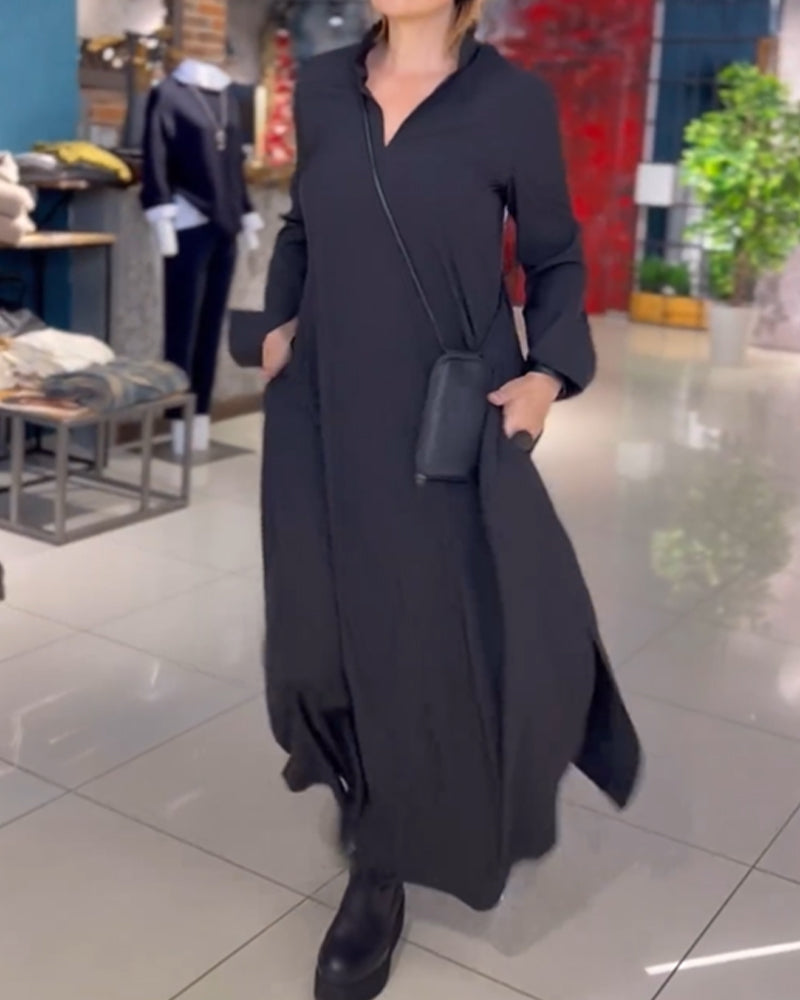 Evite Vestido comprido elástico e macio