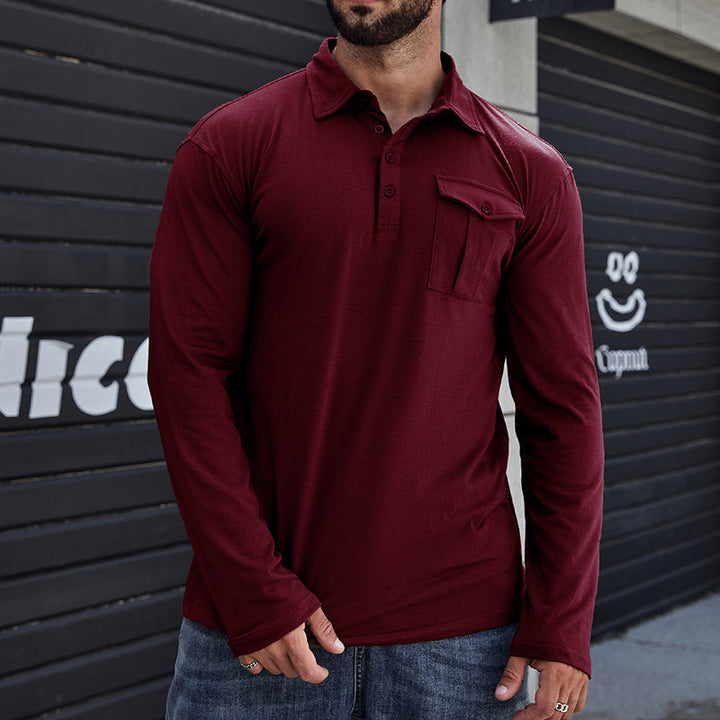 Jeff - Camisa casual com bolsos