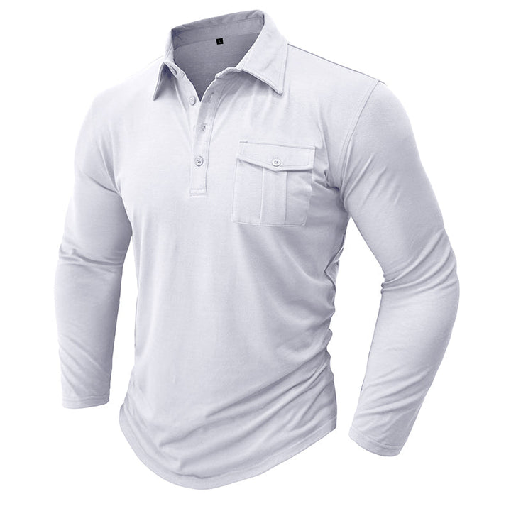 Jeff - Camisa casual com bolsos