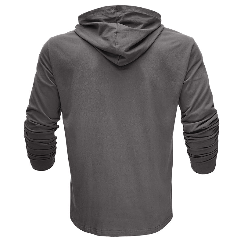 Camisa de algodão com capuz