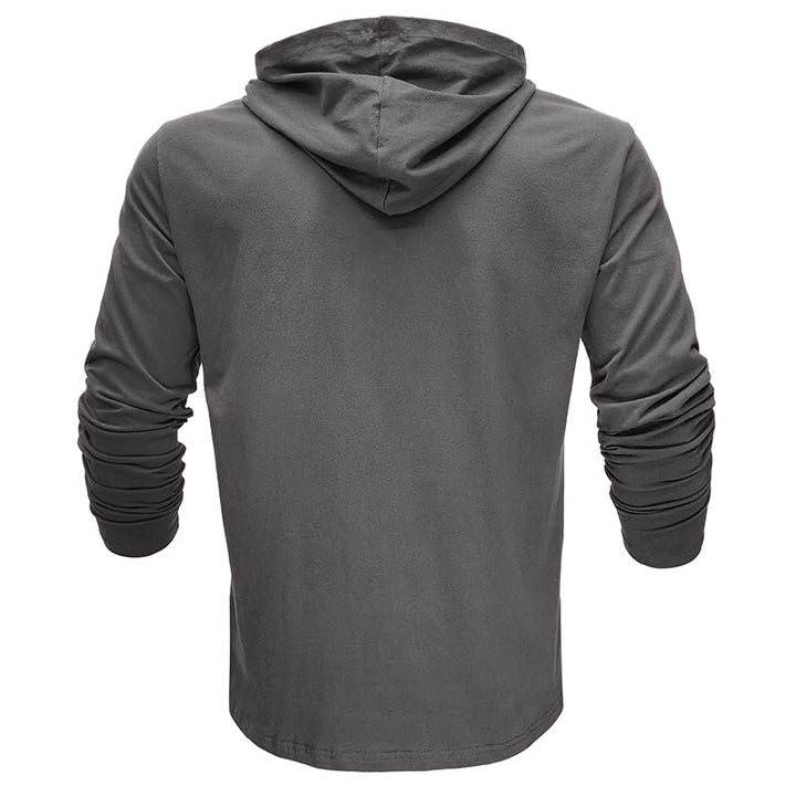 Camisa de algodão com capuz