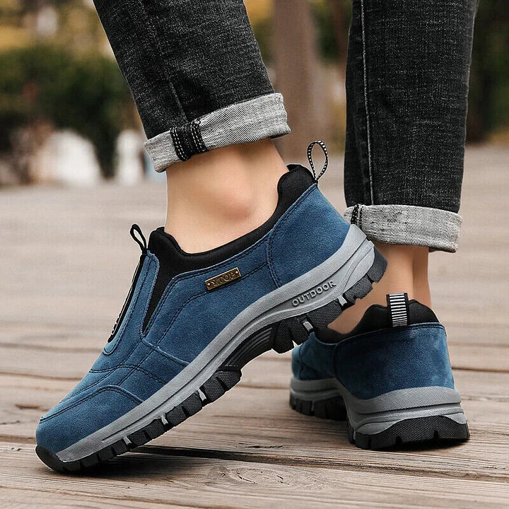 Salmon - Sapatos ortopédicos de caminhada respiráveis e confortáveis
