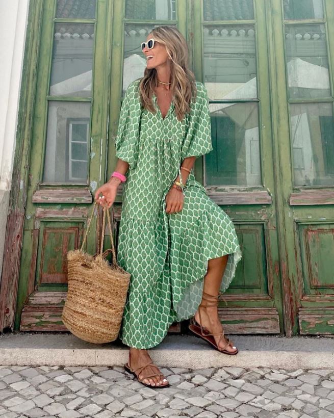 Susie - Vestido longo boémio