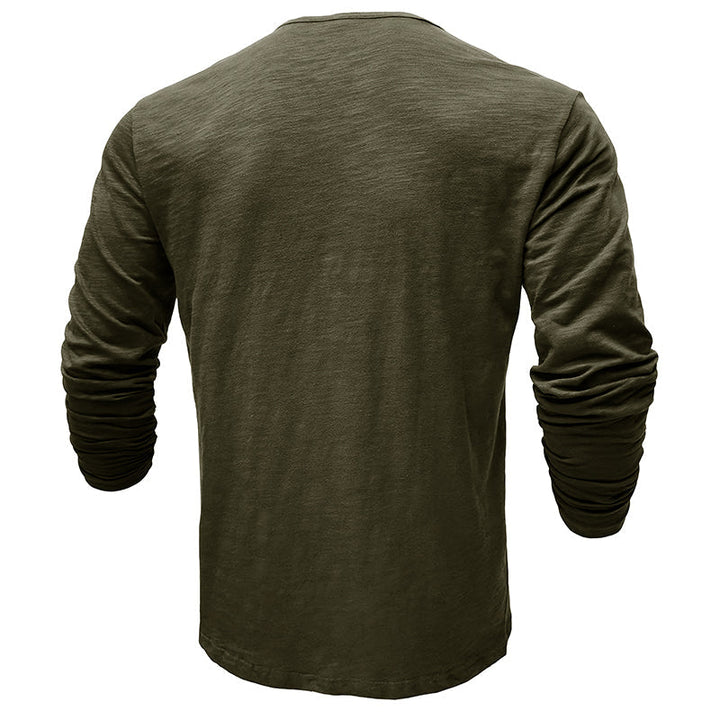 Henley - Camisa de manga comprida