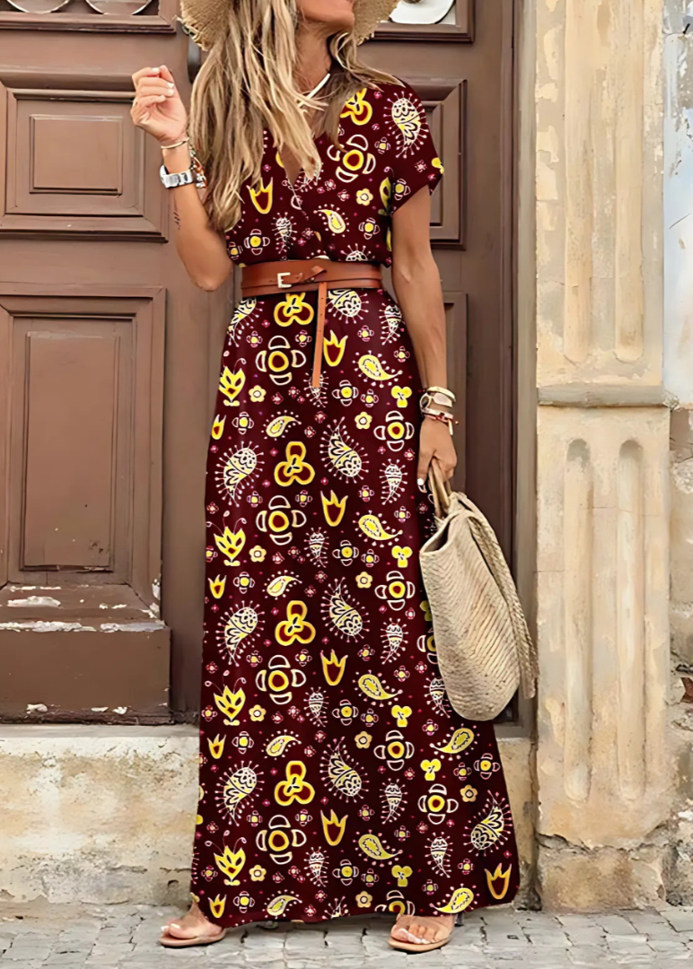 Idalia – Vestido Longo Boémio e Elegante