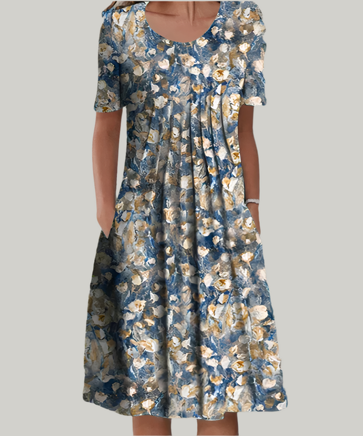 Rachel - Vestido Elegante com Estampa Floral