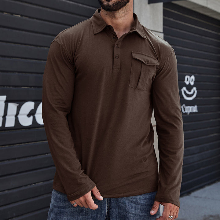 Jeff - Camisa casual com bolsos