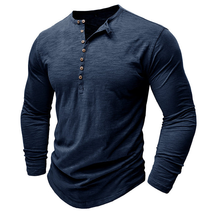 Henley - Camisa de manga comprida