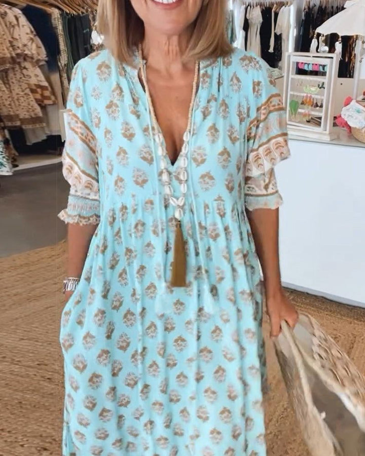 Hailey - Vestido com decote em V elegante