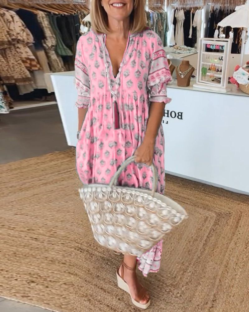 Hailey - Vestido com decote em V elegante