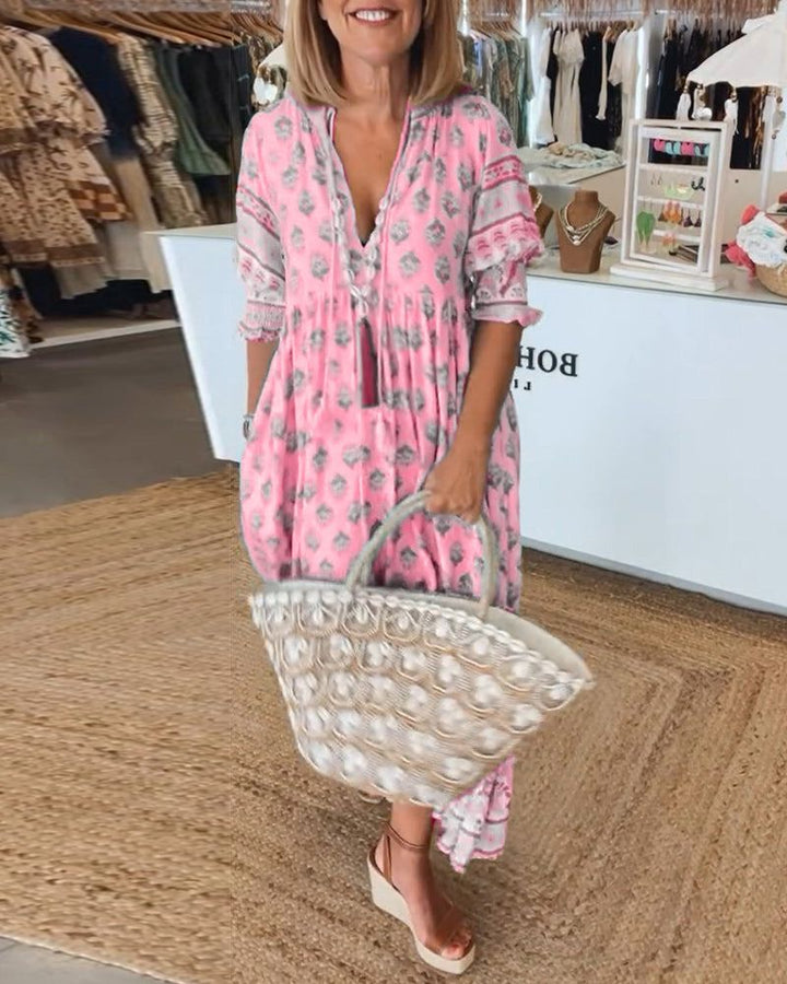 Hailey - Vestido com decote em V elegante