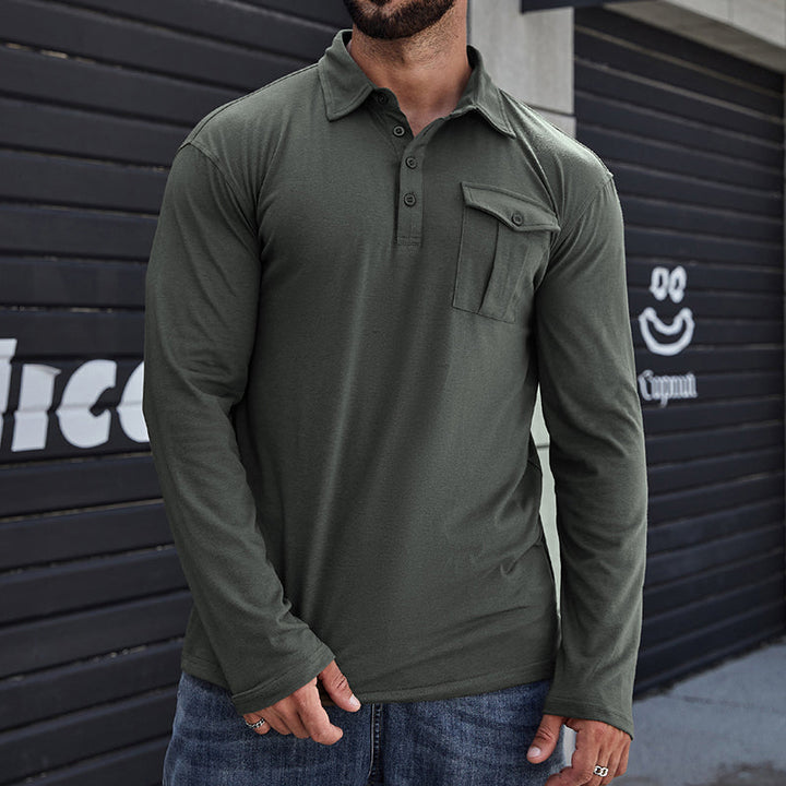 Jeff - Camisa casual com bolsos
