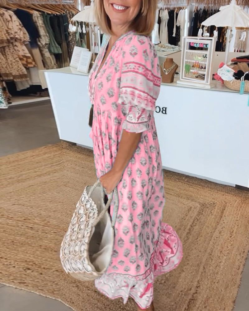 Hailey - Vestido com decote em V elegante