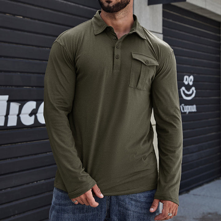 Jeff - Camisa casual com bolsos
