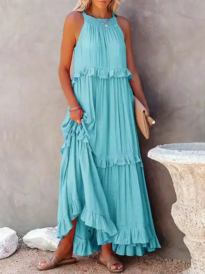 Madeline - Vestido Elegante com Folhos