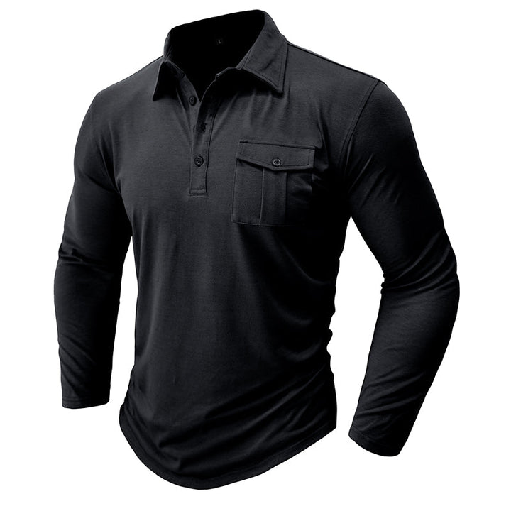 Jeff - Camisa casual com bolsos