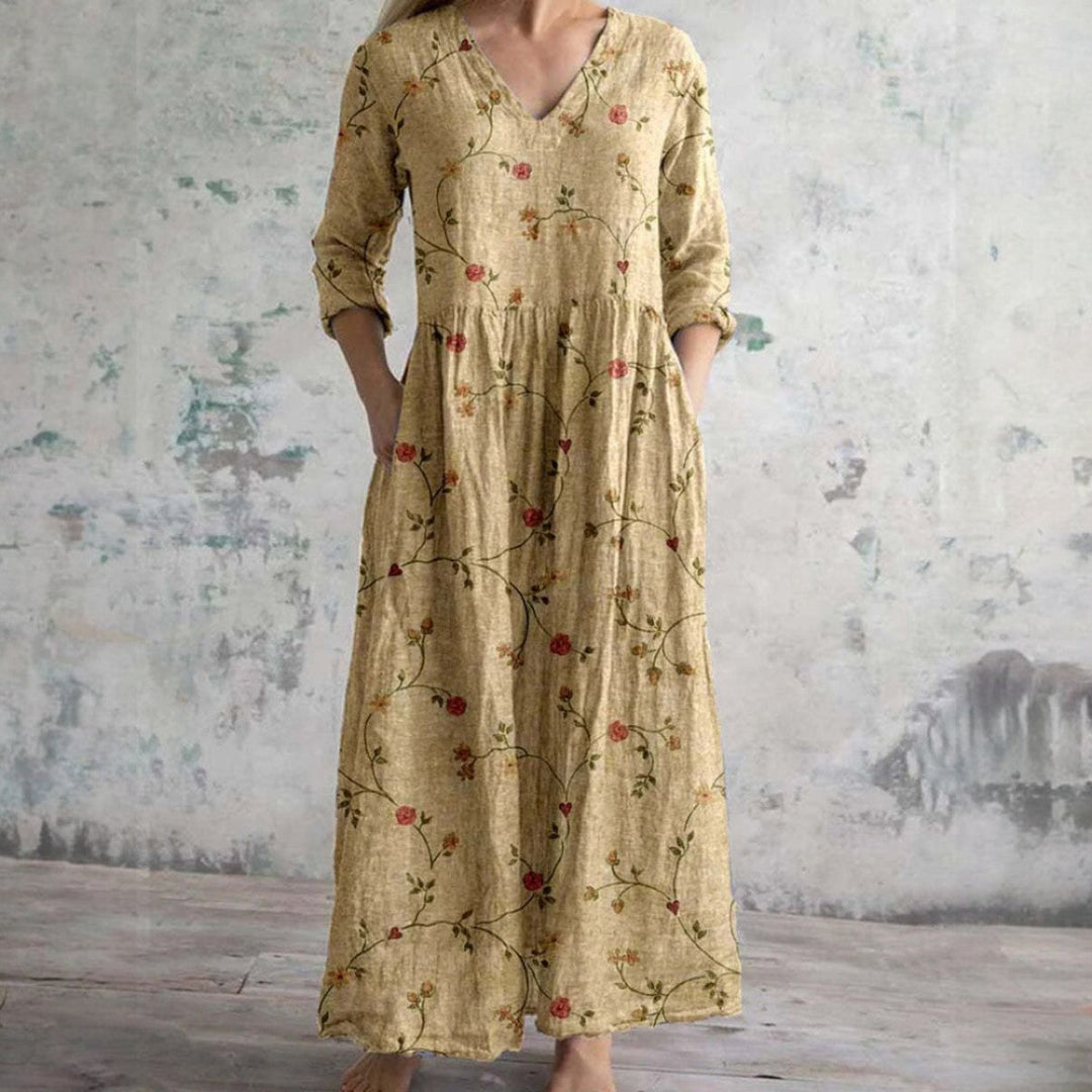 Carmina - Vestido floral elegante