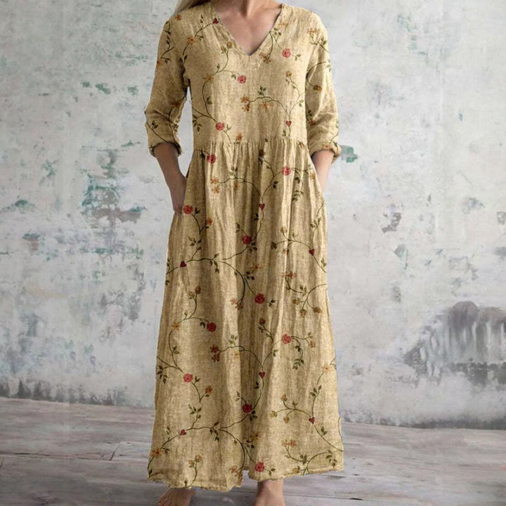 Carmina - Vestido floral elegante