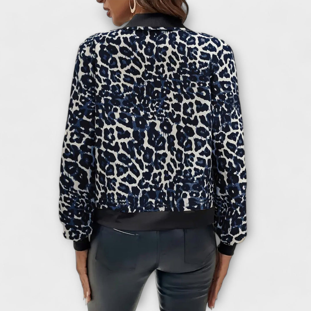 Raquel - Casaco de Leopardo Elegante